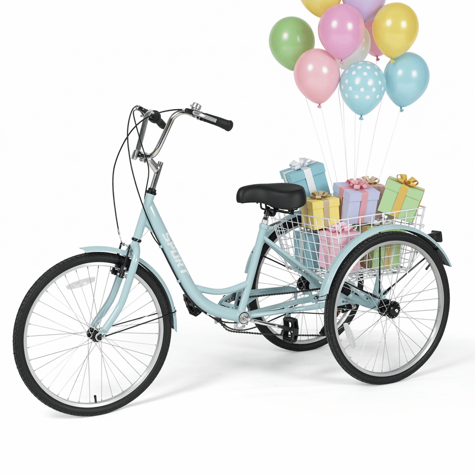 Tricycle pour adultes Vélo à 3 roues avec siège passager pour parent-enfant/compagnon/amis, tricycle adulte à trois roues à vitesse unique de 20 pouces pour hommes femmes seniors, tricycle cargo Tricycle pour adultes Vélo à 3 roues avec siège passager pour parent-enfant/compagnon/amis, tricycle adulte à trois roues à vitesse unique de 20 pouces pour hommes femmes seniors, tricycle cargo