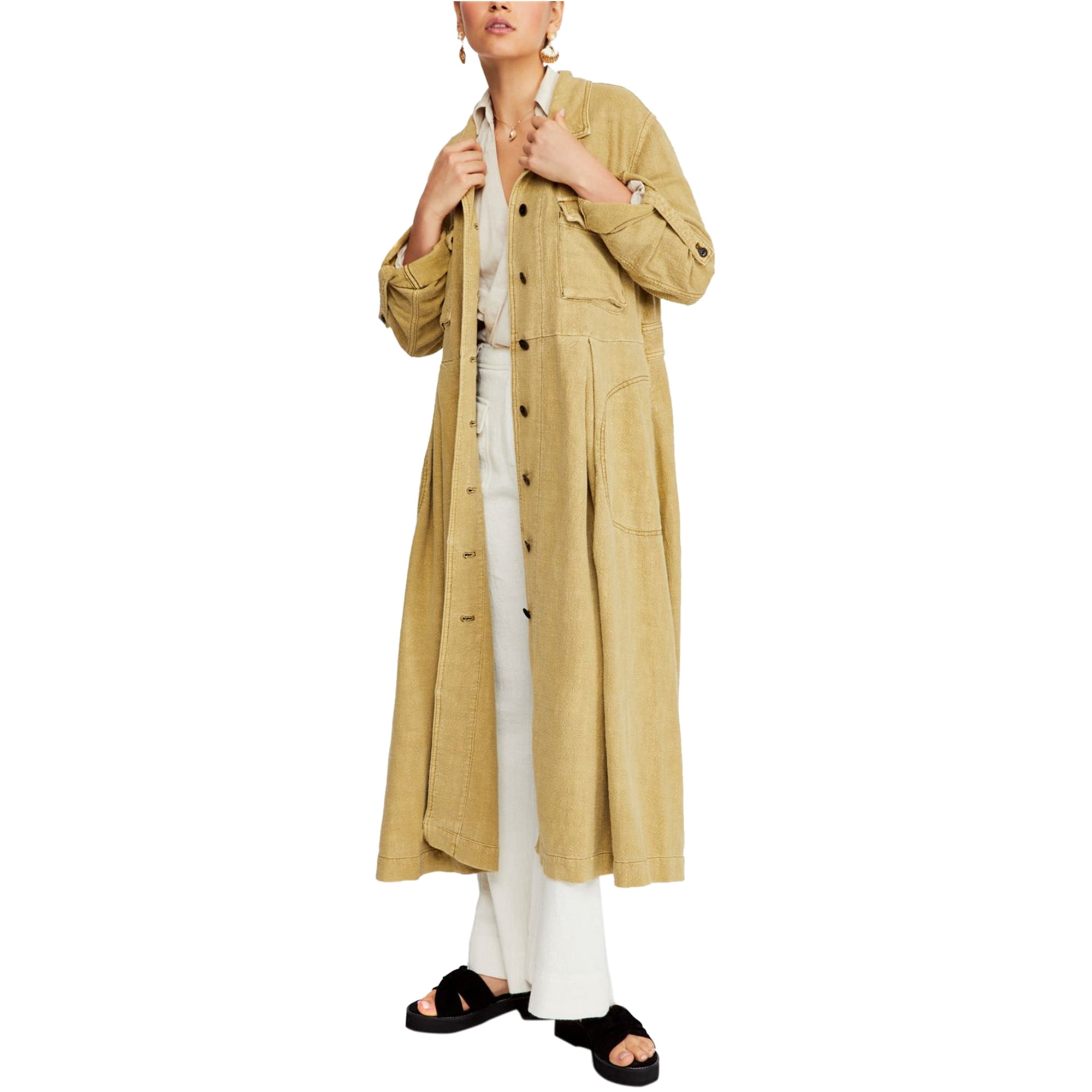 Free People Womens Rainz Duster Jacket 