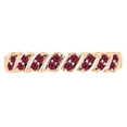 thumbnail image 2 of Dazzlingrock Collection Round Ruby Wave Style Stackable Wedding Band for Women (Color Red, Clarity Highly Included) in 10K Rose Gold, Size 5.5, 2 of 4
