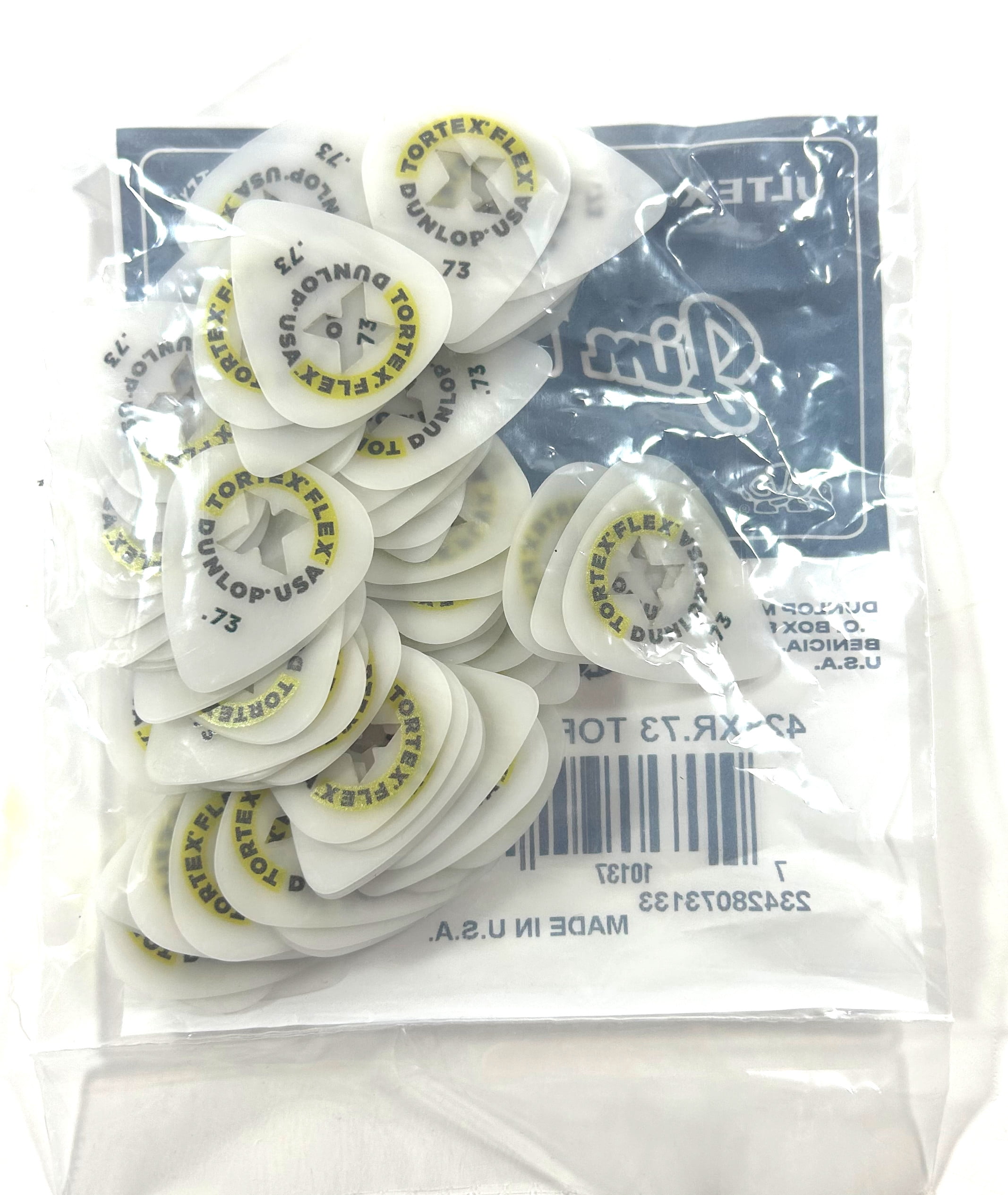 Dunlop Guitar Picks Tortex Flex X Standard 72 Picks .73mm Light (428XR.73)