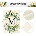 thumbnail image 5 of Monogram Letter H Floral Garden Flag 12x18 Inch Double Sided Outside, Family Last Name Initial Yard Outdoor Decoration, 5 of 6