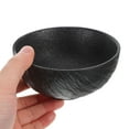 thumbnail image 4 of OUNONA 2pcs Rock Texture Ceramic Soup Bowls Set Porcelain Pasta Serving Bowls Modern Dinnerware Salad Mixing Bowls For Family Gatherings And Daily Use Home Decor, 4 of 7