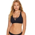 thumbnail image 2 of Becca by Rebecca Virtue BLACK Zoe Bralette Bikini Swim Top, US Medium/E (34-36), 2 of 4