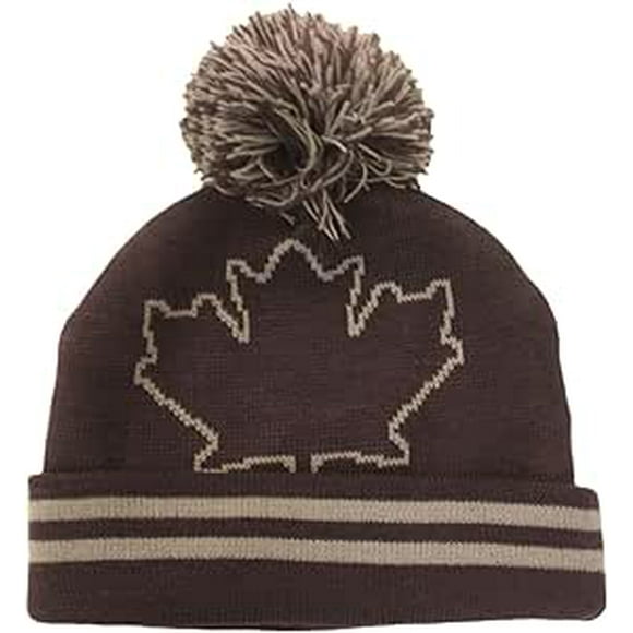 CANADA MAPLE LEAF GREY ADULT TOQUE HAT CAP CANADIAN