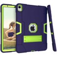 thumbnail image 1 of Mignova for iPad Pro 11 Inch 2018 Case,Hybrid Three Layer Full-Body Shockproof Armor Defender Full-Body Rugged Protective Case Cover with Stand for iPad Pro 11 Inch 2018(Navy/Green), 1 of 8