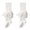 Beige-XS, variant on Nonslip Children's Socks Breathable Mesh Fabric Elastic Long Length Cotton Bowknot Decoration Stockings