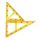 thumbnail image 4 of 2 piezas regla de geometría matemática dibujo herramienta de geometría matemática equipo de geometría matemática para la escuela, 4 of 9