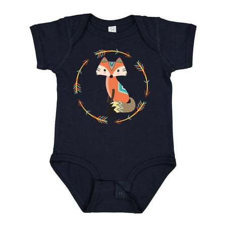 

Inktastic Tribal Forest Fox Cute Woodland Gift Baby Boy or Baby Girl Bodysuit