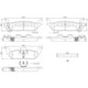 thumbnail image 2 of BALATAS CERAMICAS F-150 2010 FORD 4.2L V6 Traseras BREMBO ., 2 of 5