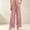 Pink plus size wide leg pants a1, variant on Cagogo Women Plus Size Wide Leg High Waisted Lounge Pant with Pockets Solid Casual Vacation Long Trousers Baggy Palazzo Pants, Gray S