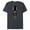 Navy Heather, variant on Alien: Romulus Xenomorph Head Skull and Double Jaws Art - Short Sleeve Blended T-Shirt for Adults - Customized-Dark Heather