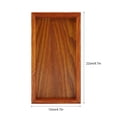 thumbnail image 2 of Rdeghly Rectangle Wooden Tea Tray Serving Table Plate Snacks Food Storage Dish for Hotel Home , Tea Tray,Wooden Tray, 2 of 8