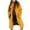 Yellow, variant on IROINNID Women's Winter Warm Mid-Long Coat Solid Color Overcoat Long Sleeve Front Open Outwear, Wine