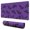 Purple Halloween Black-1, variant on Long Mouse Pads for Desk,Purple Halloween Black Cats and Pumpkins Desk Mats on Top Of Desks, Desk Mouse Pad Extra Large with 3mm Non-Slip Base and Stitched Edge for Gaming,Office,Work,Home 31.5x11.8in