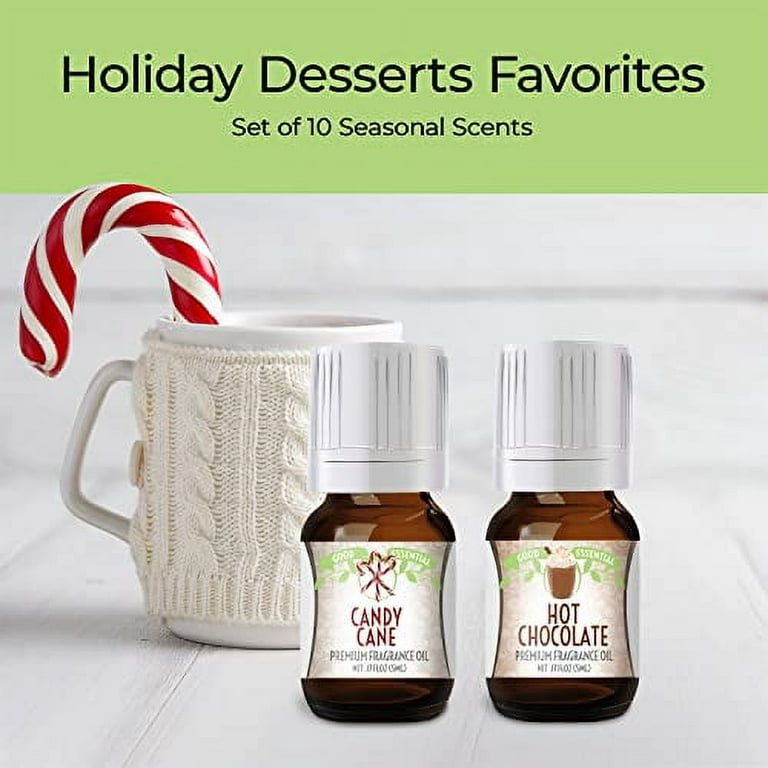 Holiday Desserts Good Essential Fragrance Oil Set (Pack of 10) 5ml Set - Pepperm