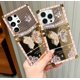thumbnail image 3 of Funda compatible con iPhone de 16 a 6,1 pulgadas con purpurina de lujo, diseño de mariposa, plegable, con soporte, suave, con efecto espejo de policarbonato, antideslizante, para mujeres y niñas, 3 of 6