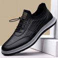 thumbnail image 2 of Zapatos de hombre Zapatos casuales de cuero para hombre Zapatos transpirables para hombre Zapatos de hombre con paneles suaves y suela blanda Zapatos para coche Zapatos, 2 of 5