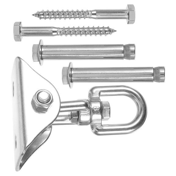 FENGGUIQU 1 Set Plated Ceiling Hook for Hanging Hammocks and Swings on , Compact and