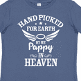thumbnail image 4 of Inktastic Handpicked for Earth by My Pappy in Heaven with Angel Wings Boys or Girls Toddler T-Shirt, 4 of 5