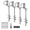 18''-4Pack-3'' Blade, variant on 18''/24''/30'' Ground Anchors Screw In Earth Anchor Solid Steel With L Bracket For Trampoline Mobile Home Swing Set Shed Carport T