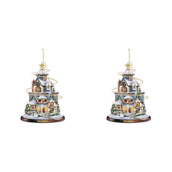 Christmas Acrylic Pendant Decoration - Snowman Ornaments for Holiday Tree - Festive Hangs Decorations for Celebrating Seasonal Joy*2 Pack