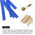 thumbnail image 4 of 15Pcs Wedding Ribbon Sticks Ribbon Streamers Sticks for Wedding Celebration Dark Blue, 4 of 5