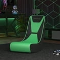 thumbnail image 2 of GTRACING Faux Leather Floor Rocker Video Gaming Chair, Green, 2 of 6