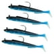 thumbnail image 4 of 4 Pieces Fishing Lures Lightweight Portable for Saltwater Fishing Black Fish Sharpla Señuelos de pesca, 4 of 9