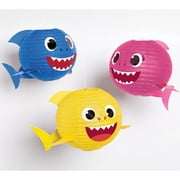 Baby Shark Dance Pinkfong Cartoon Kids Birthday Party Decoration Paper Lanterns