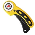 thumbnail image 1 of Coofit Rotary Cutter 45MM Ergonomic Handle Roller Cutter Cloth Cutting Tool for Sewing, 1 of 10