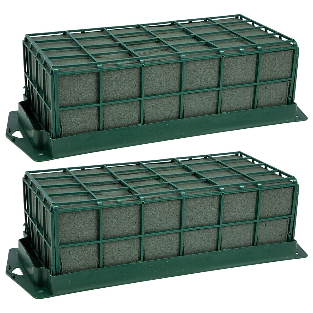 2pcs Floral Foams Cage Floral Foams DIY Flower Arrangement Mud Fresh