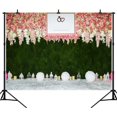 thumbnail image 1 of BSDHOME Polyester 7x5ft Motif de Fleurs pour Cristal Jour Toile Photo Toile de Fond studio prop, 1 of 4