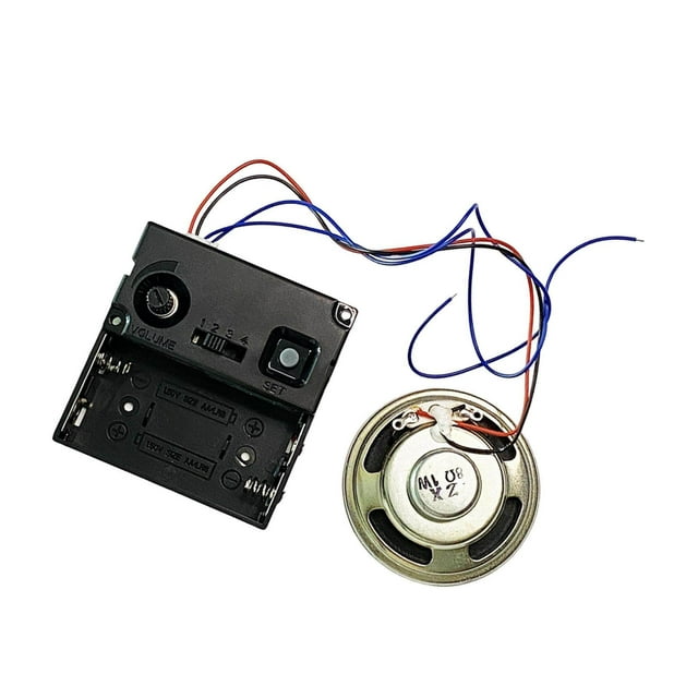 DIY Music Chime Box with Operated Melody Movements Horn Wall Clock Mechanism Clock Parts Repair Parts