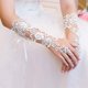 thumbnail image 4 of Nuevos accesorios de boda sin dedos, guantes de encaje con lentejuelas y diamantes de imitación para boda, guantes con encaje bordado con forma de palo y diamantes, guantes sin dedos con encaje hueco, 4 of 5