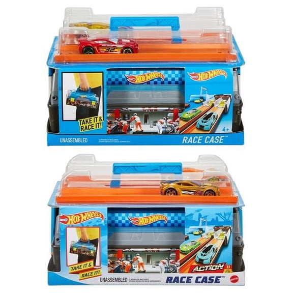 Mattel Hot Wheels Race Case Track Set