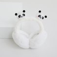 thumbnail image 6 of Yokua Fashionable Panda Plush Ear Muffs for Halloween Party Keep Warm Outdoor, 6 of 19