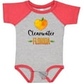 thumbnail image 3 of Inktastic Clearwater Florida Orange in Heart Boys or Girls Baby Bodysuit, 3 of 5