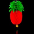 thumbnail image 2 of Colgante de piña de papel plástico rojo, adorno decorativo para guardería, supermercado, evento feliz, linterna de piña, 2 of 3