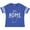 Football Blue and White, variant on Inktastic It's Home- State of Indiana Outline Boys or Girls Toddler T-Shirt