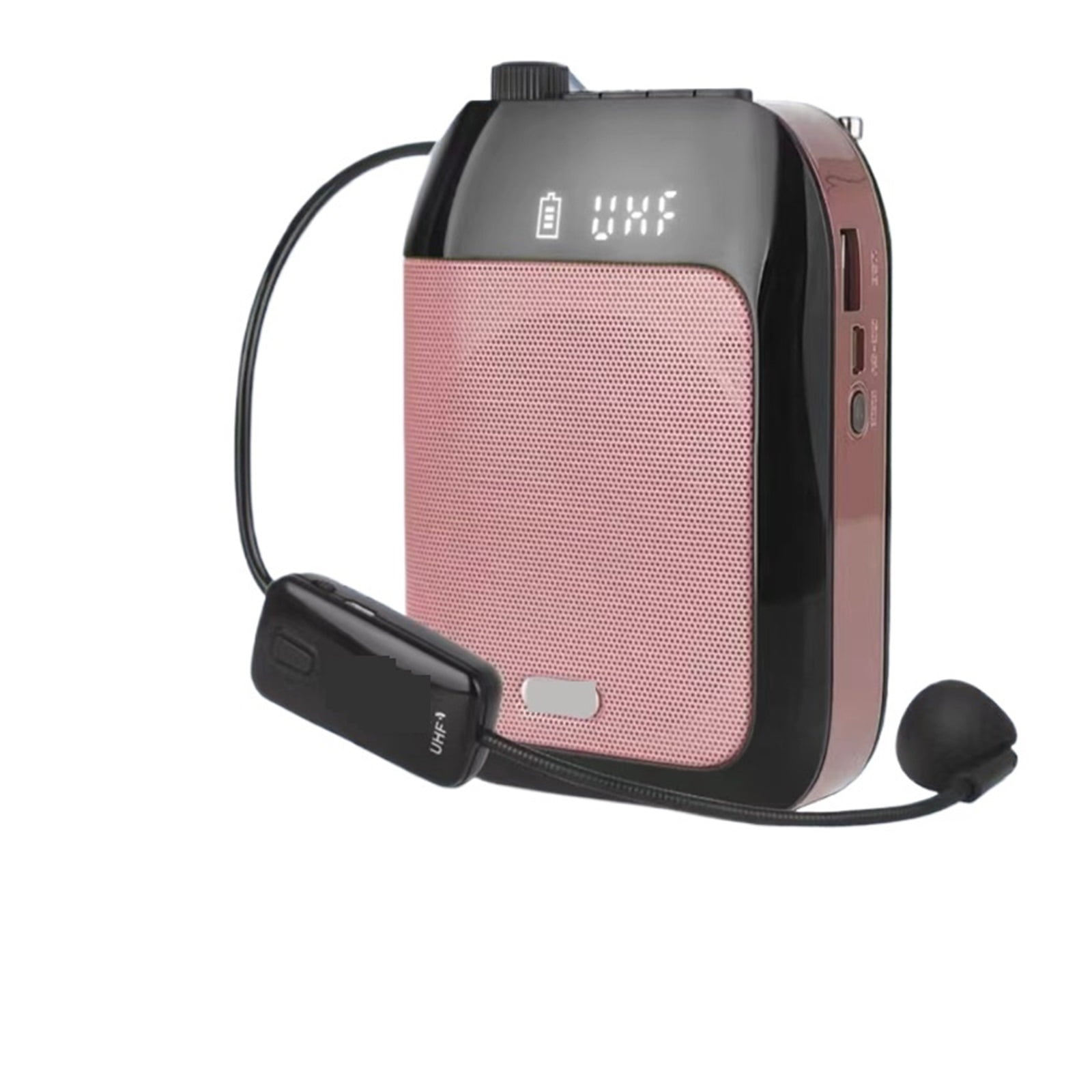 2.4G 15W Wired/Wireless Voice Amplifier Portable For Teaching Lecture Tour Guide TF UDisk Megaphone Microphone Speaker ,Powerful Voice Amplifier