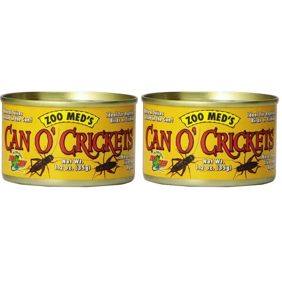 Comida para mascotas Zoo Med en lata o grillos, 35 ml (paquete de 2) SZMZM41
