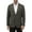 Green, variant on Notch Collar Fully Lined Patch Pocket Knit Men's Jacket