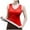 Red, variant on GJSYRH Women Thermal Lined Underwear Tops Floral Lace Undershirt Slim Fit Stretchy Comfy Warm Camisole Tank Tops