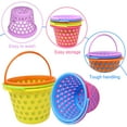thumbnail image 3 of Joyfy 6 pcs 8" Easter Egg Baskets for Kids with Handle and 55g Tricolors Easter Grass for Party Favors Basket Fillers Stuffers, Easter Eggs Hunt, 3 of 8