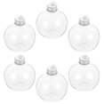 thumbnail image 3 of Plastic Candy Storage Container 6Pcs Leak-Proof Empty Bottles For Household Item Transparent Color Simple Storage Solution, 3 of 5