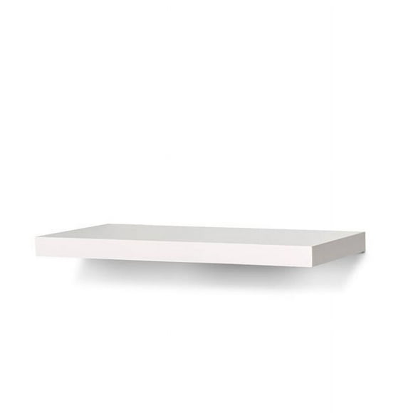 Wallscapes WSAVLN1024WH 24 in. Avalon MDF with Veneer Overlay Floating shelf, White