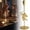 E, variant on Cupid Metal Tall Candle Holder - High Footed Valentine's Day Centerpiece, Romantic Table Decor for Anniversary, Wedding & Elegant Home Celebration(7Inch)