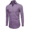 thumbnail image 2 of FashionOutfit Men's Regular Fit Dress Shirt, 2 of 5