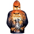 thumbnail image 2 of Mummy Bernese Mountain Dog Happy Halloween with Pumpkins Bats Spooky Fun All Over Print 3D Hoodie Unisex Merch Hoodies Berner Lover Gifts - 00019, 2 of 6