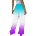 thumbnail image 2 of JUSLIO Womens Pants High Waist Drawstring Joggers Color Block Sweatpants Comfortable Outdoor Workout Business Casual Sweatpants Multicolor L, 2 of 4